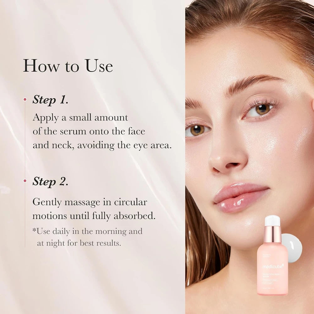 Medicube Triple Collagen Bounce Trio – Korean Overnight Moisturizing Skincare Set