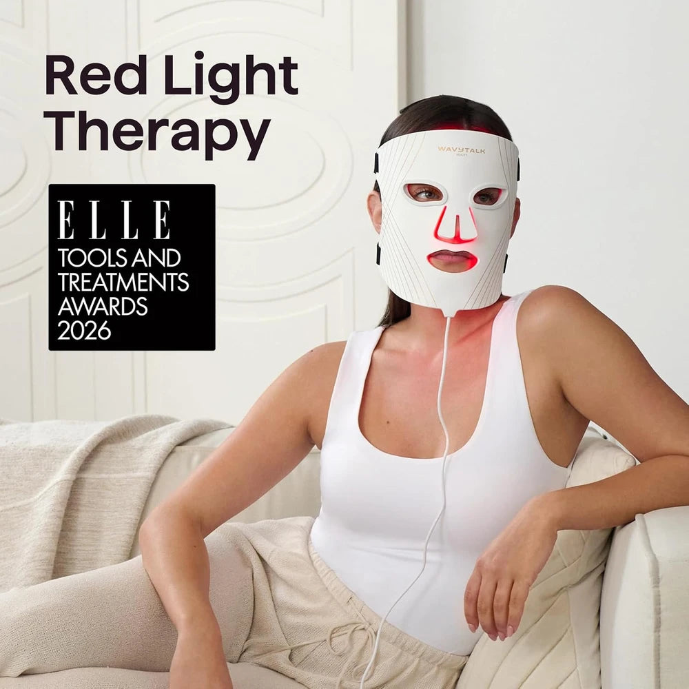 wavytalk Red Light Therapy Mask – LED Face Mask for Anti-Aging & Glowing Skin