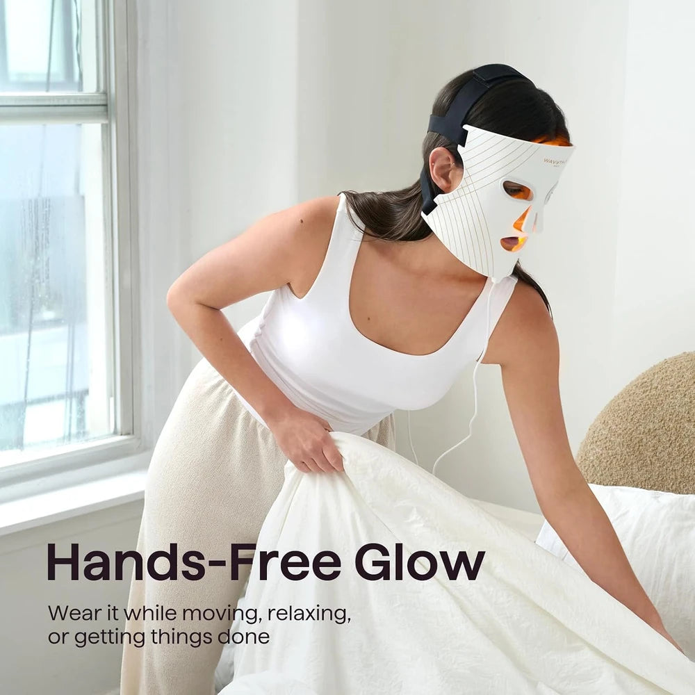 wavytalk Red Light Therapy Mask – LED Face Mask for Anti-Aging & Glowing Skin
