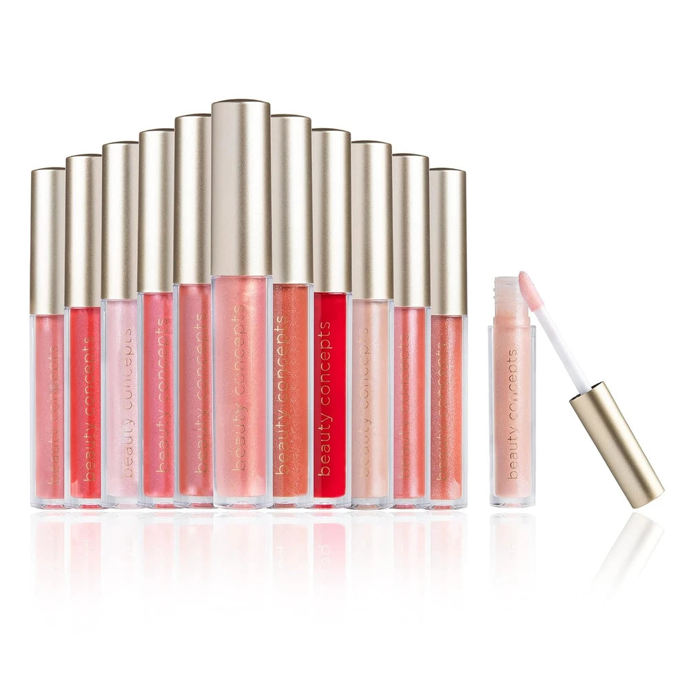 Glossy Pink Lip Gloss Collection – Long-Lasting Sheer Shine Lip Gloss Set